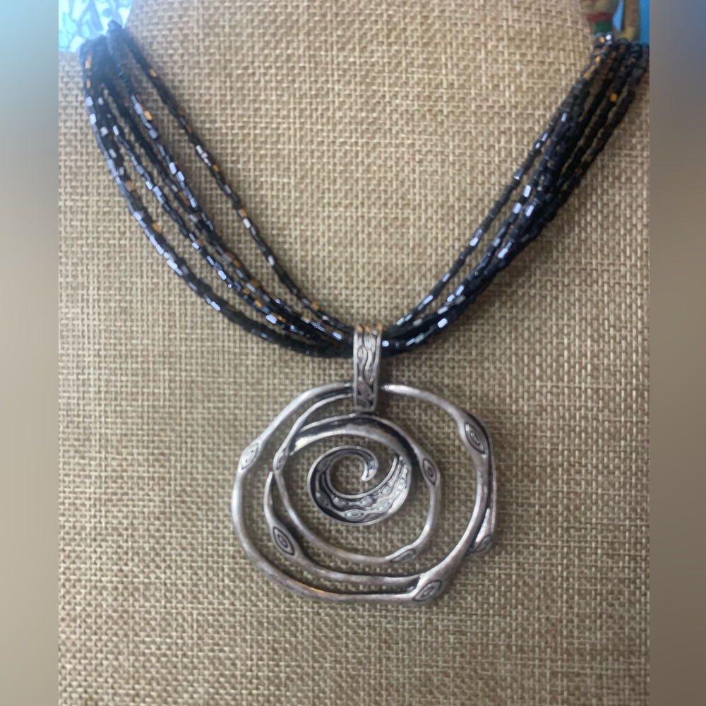 Seed bead necklace